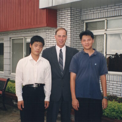 Military officers protecting me at secret compound in moutains in Taiwan where forensic investigations took place September 1999